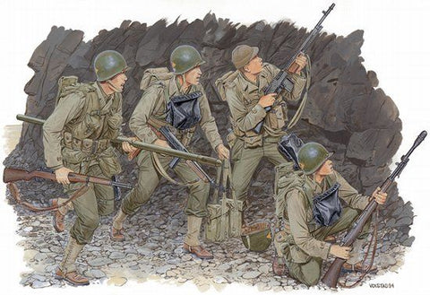 Dragon Military 1/35 US Rangers Normandy 1944 (4) Kit
