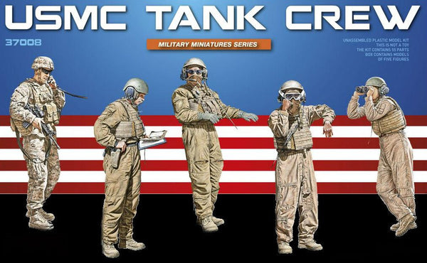 MiniArt Military Models 1/35 USMC Tank Crew (5) Kit