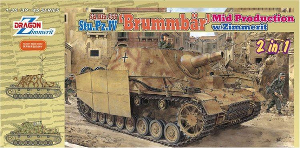 Dragon Military 1/35 SdKfz 166 StuPz IV Brummbar Mid