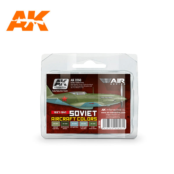 AK Interactive Air Series: Soviet Aircraft 1937-1941 Acrylic Paint Set –  Military Model Depot