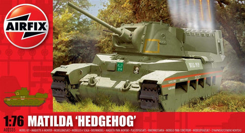 Airfix 1/76 Matilda Hedgehog Tank Kit