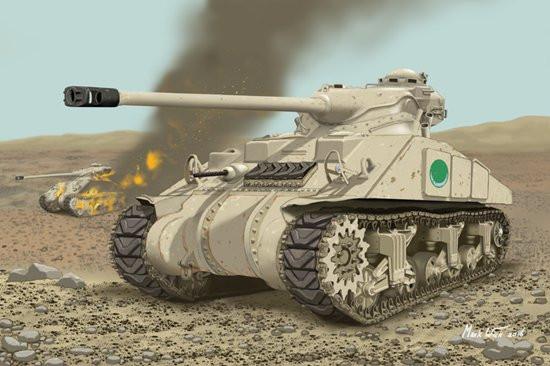 Dragon 1/35 Egyptian Sherman Tank Kit