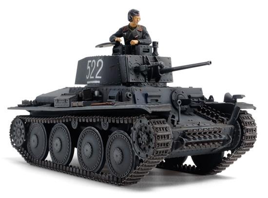 Tamiya 1/48 German Panzer 38(t) Ausf E/F Tank Kit – Military Model