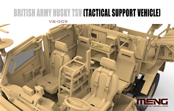 Meng 1/35 Husky TSV British Army Tactical Support Vehicle (New Tool) Kit