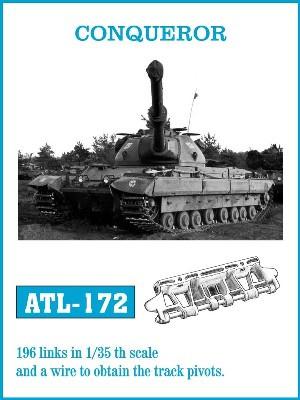 Friulmodel Military 1/35 Conqueror Track Set (196 Links) – Military ...