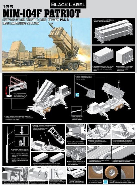 Dragon Military 1/35 MIM-104F Patriot Surface-To-Air Missile (SAM 