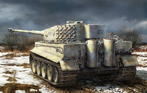 Rye Field Models 1/35 Tiger I PzKpfw VI Ausf E SdKfz 181 Middle Production Tank w/Full Interior Kit