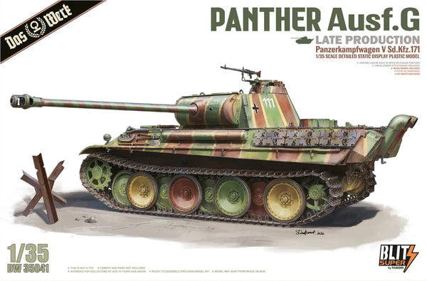 Das Werk Super Blitz 1/35 Panther Ausf.G Late Production, Panzerkampfw ...