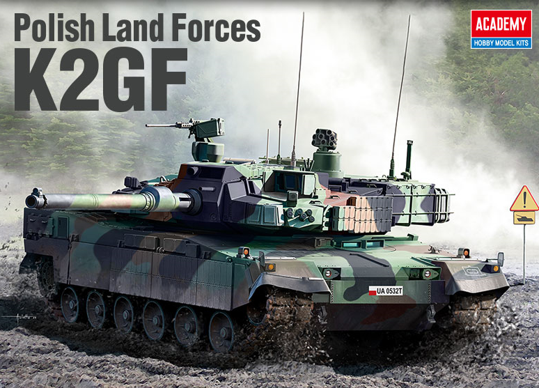 Academy 1:35 Polish Land Forces K2GF Main Battle Tank Kit