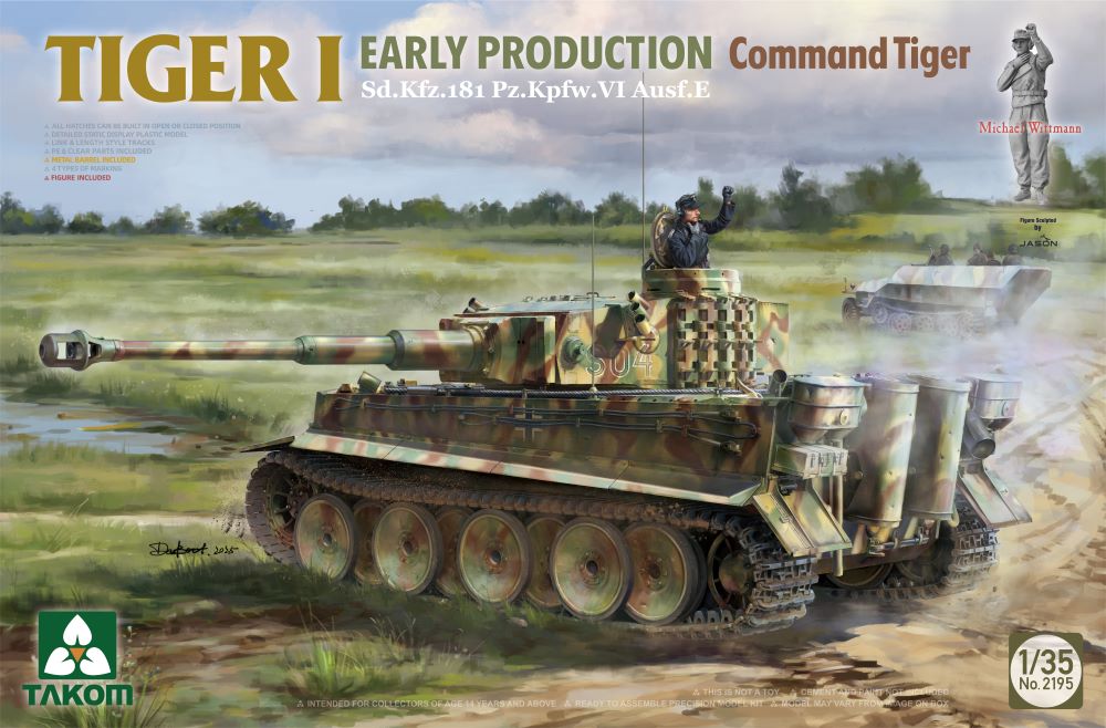 Tiger I Early Production Wittman's Command Tiger w/Full