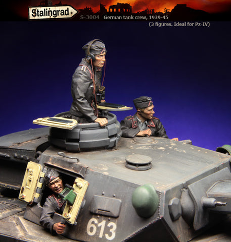 Stalingrad Miniatures 1/35 German Tank Crew, 1939-45 Set