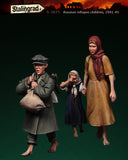 Stalingrad Miniatures 1/35 Russian Refugees Big Set