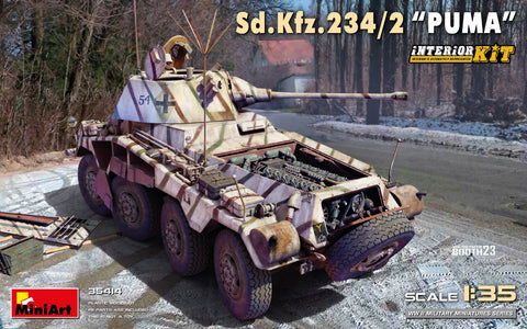 MiniArt 1/35 Sd. Kfz.234/2 Puma Full Interior Kit