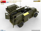 MiniArt 1/35 WWII US Army K51 Radio Truck w/K52 Trailer & Full Interior Kit