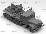 ICM 1/35 Sd.Kfz.3b with Flak 38 AA Gun Kit