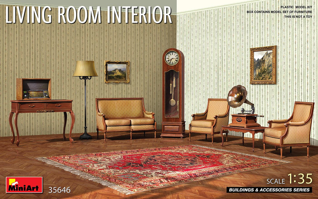 MiniArt 1/35 Living Room Interior Kit