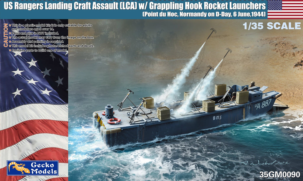 Gecko Models 1/35 US Rangers Landing Craft Assault (LCA) w