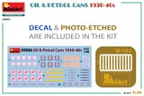 MiniArt 1/48 Oil & Petrol Cans 1930-40s (36) kit