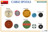 MiniArt 1/48 Cable Spools (8) Kit
