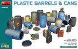 MiniArt 1/48 Plastic Barrels & Cans (32) Kit