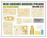 Rye Field Models 1/35 M1A1 Abrams Main Battle Tank Ukraine/Poland Limited Edition (2 in 1) Kit