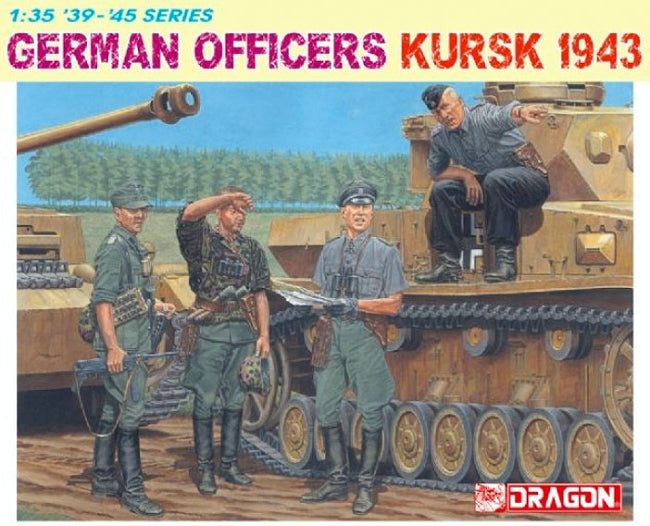 Dragon Military 1/35 German Officers Kursk 1943 80th Anniversary (4 Figures)