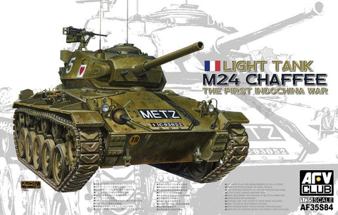 AFV Club 1/35 M24 Chaffee Light Tank 1st Indochina War Kit