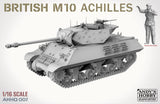 AHHQ 1/16 British Achilles M10 IIc Tank Destroyer (with Full Body Figure) Kit