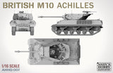 AHHQ 1/16 British Achilles M10 IIc Tank Destroyer (with Full Body Figure) Kit