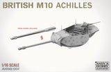 AHHQ 1/16 British Achilles M10 IIc Tank Destroyer (with Full Body Figure) Kit