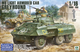 AHHQ 1/16 M8 Greyhound US Light Armored Car (includes metal barrel and full-body figure) Kit