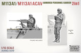 AHHQ 1/16 M113A1/M113A1 ACAV Armored Personnel Carrier (2 in 1) Kit