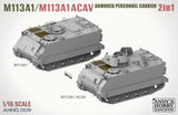 AHHQ 1/16 M113A1/M113A1 ACAV Armored Personnel Carrier (2 in 1) Kit