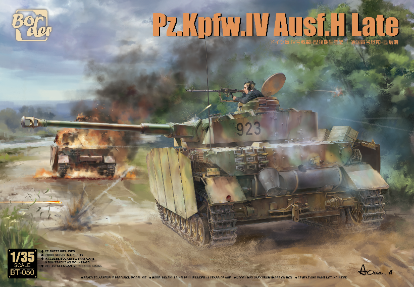 Border Model 1/35 Pz.Kpfw.IV Ausf.H Late Kit