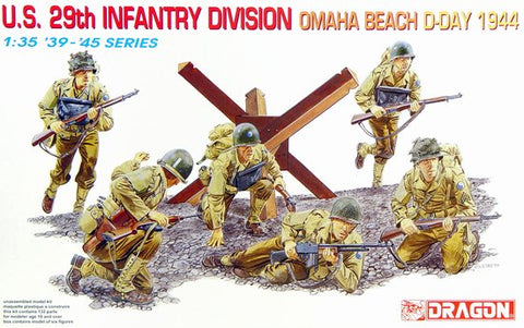 Dragon Military 1/35 US 29th Infantry Division Omaha Beach D-Day 1944 (6) Kit