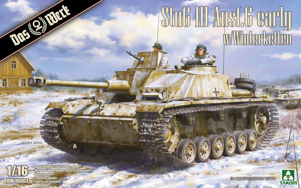 Das Werk 1/16 StuG III Ausf.G w/Winterketten, Tank Kit