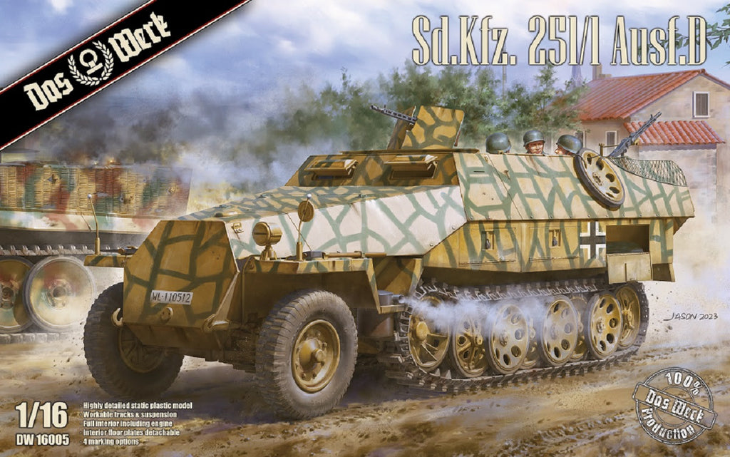 Das Werk 1/16 Sd.Kfz.251/1 Ausf.D APC/IFV Kit