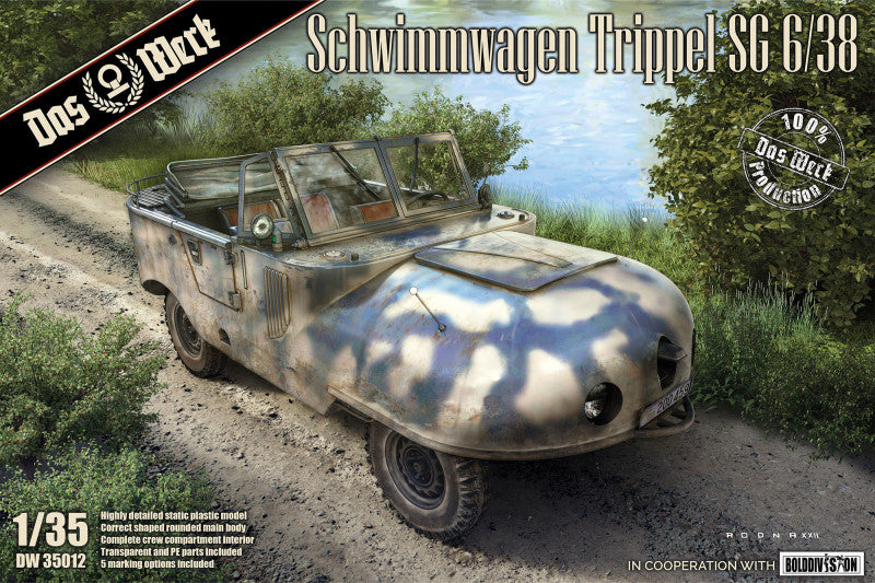 Das Werk 1/35 Schwimmwagen Trippel SG 6/38, Kit