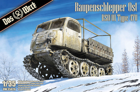 Das Werk 1/35 Raupenschlepper Ost - RSO /01 Type 470 Kit