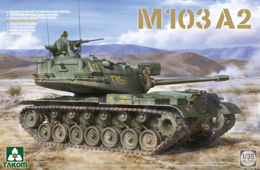 最も  Corps Marine U.S. 1/35 Takom M103A2 Kit Tank Heavy トップス