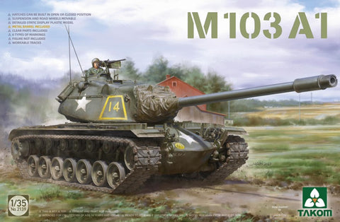 Takom 1/35 U,S, Army M103A1 Heavy Tank Kit