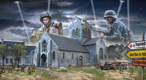 Italeri 1/72 Battle of Normandy Saint-Mere-Eglise June 6, 1944 Battle Set