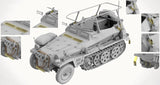 Takom 1/35 SdKfz 250/3 Greif Rommel's Command Halftrack w/2 Figures Kit