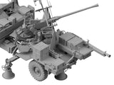 Thunder Models 1/35 WWII British Morris Bofors C9/B Late Gun Truck Kit