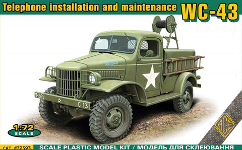 ACE 1/72 WC43 Telephone Installation & Maintenance Army Truck Kit