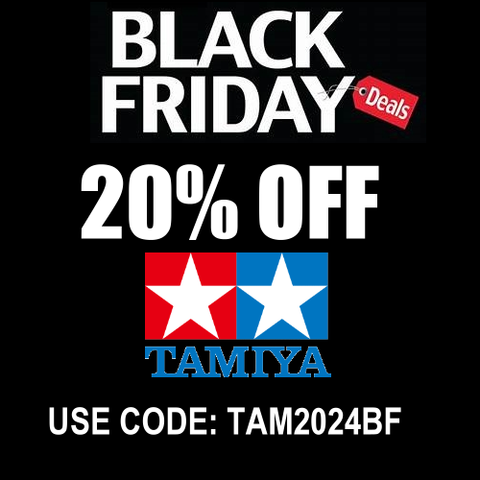 BLACK FRIDAY 20% DISCOUNT ON ALL TAMIYA MILITARY