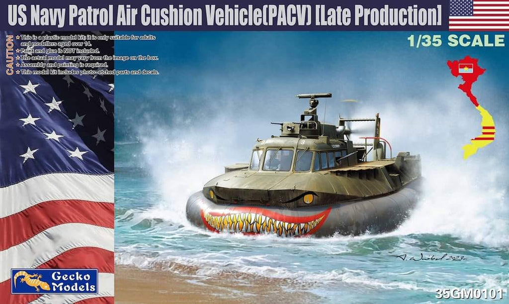 Gecko Models 1/35 PACV SK5 Patrol Air Cushion Vehicle Late Production (New Tool) Kit