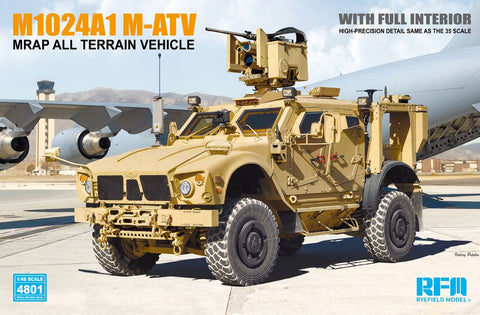 Rye Field 1/48 US M1024A1 M-ATV MRAP All-Terrain Vehicle w/Full Interior Kit