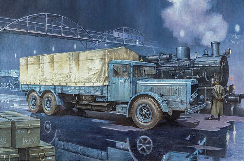 Roden 1/35 Vomag 8 LR LKW WWII German Heavy Truck Kit