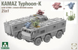 Takom 1/35 Kamaz Typhoon-K MRAP w/RP377VM1 & Arbalet-DM RCWS Module (2 in 1) Kit